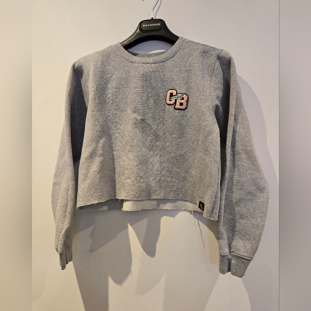 Peace Collective Canada Built Cropped Sweatshirt Size Small